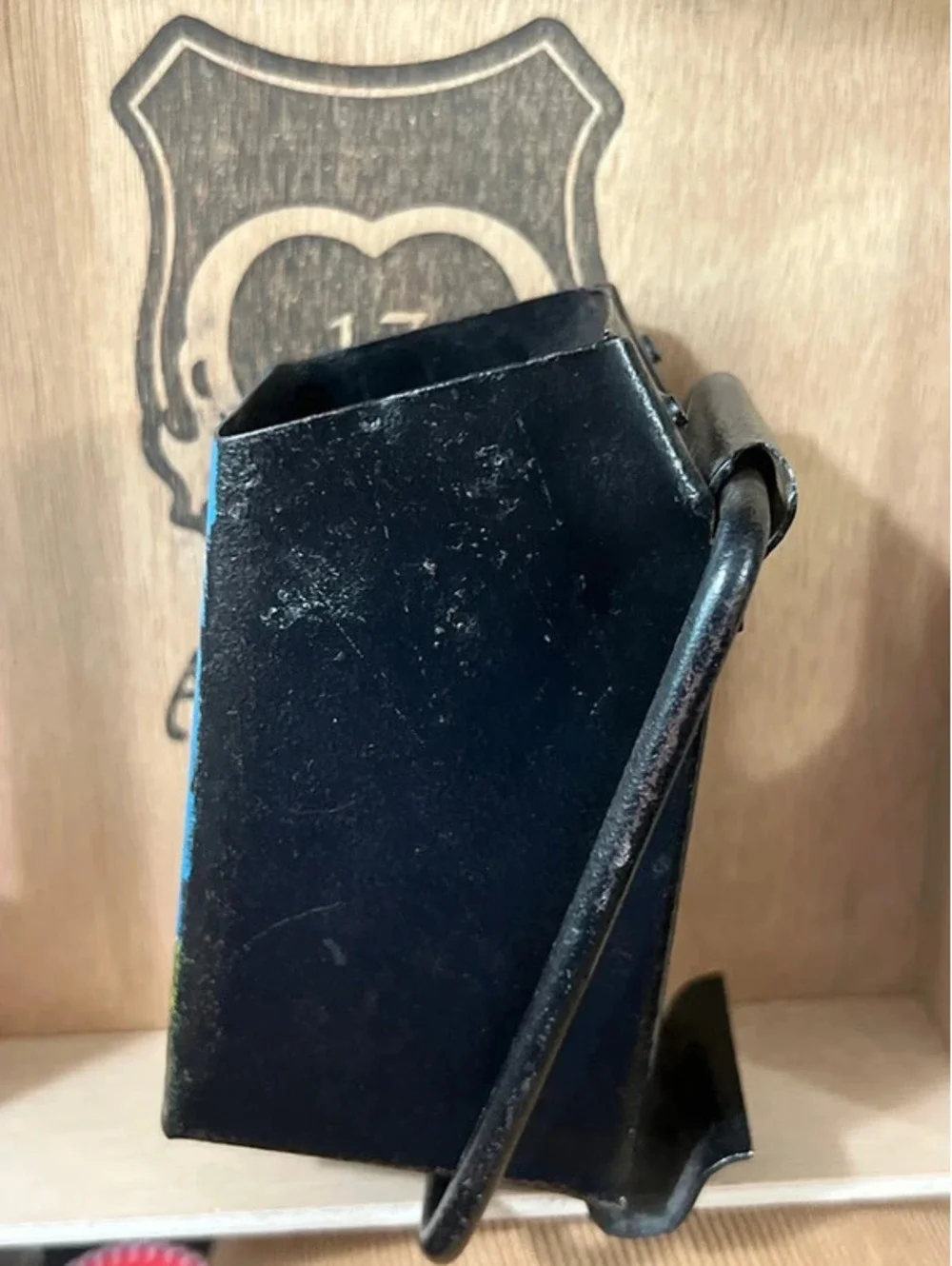 Metal box Hand Painted and signed